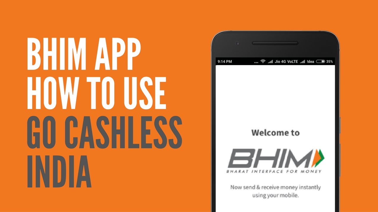 Bhim App | How to Use | Go For Cashless India - Hindi