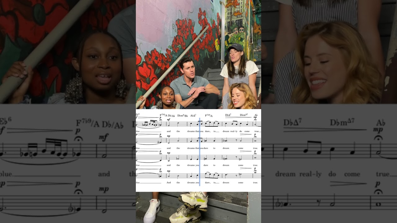 Transcription of „Somewhere Over The Rainbow“ #transcription #shorts #acapella