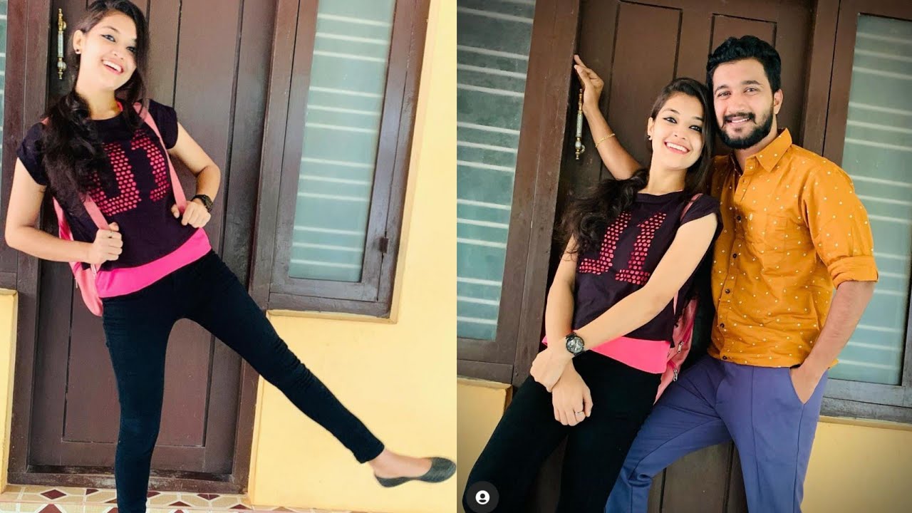 Rajesh And Chinnu❤️Cute Couple❣️Romance❣️