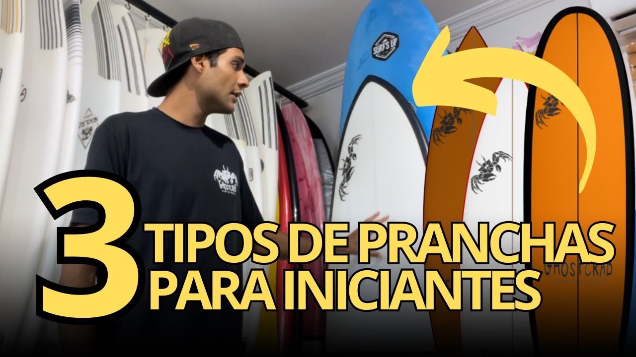 3 Pranchas para Iniciantes | Longboard, funboard ou shortboard | Qual é a melhor prancha para você?