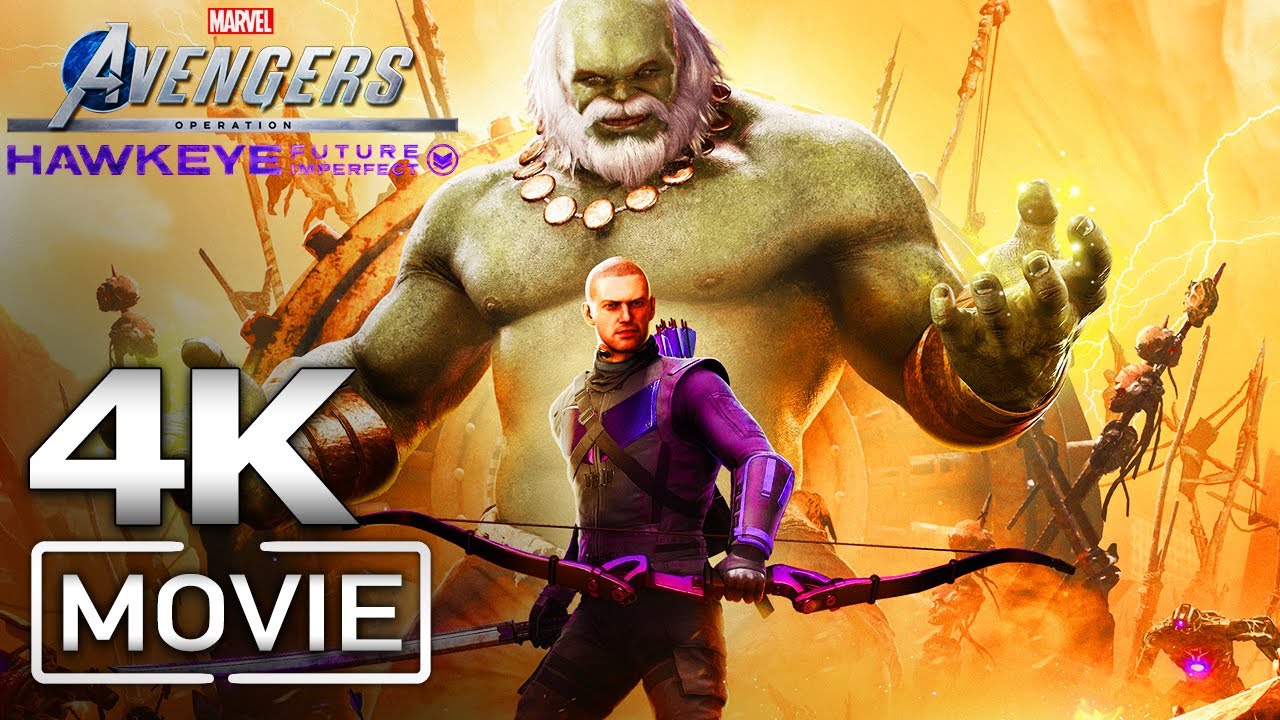 Marvel's Avengers HAWKEYE All Cutscenes (Future Imperfect) Game Movie 4K 60FPS Ultra HD