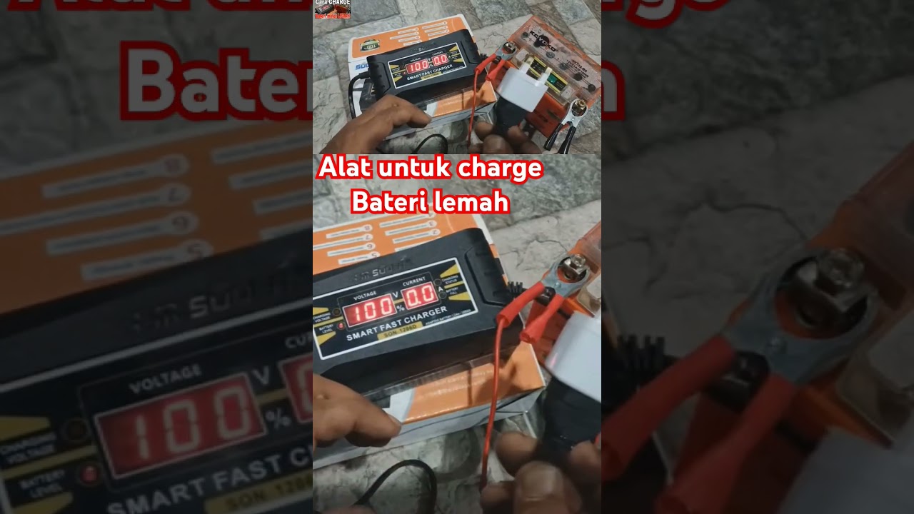 Alat untuk charge bateri LEMAH 