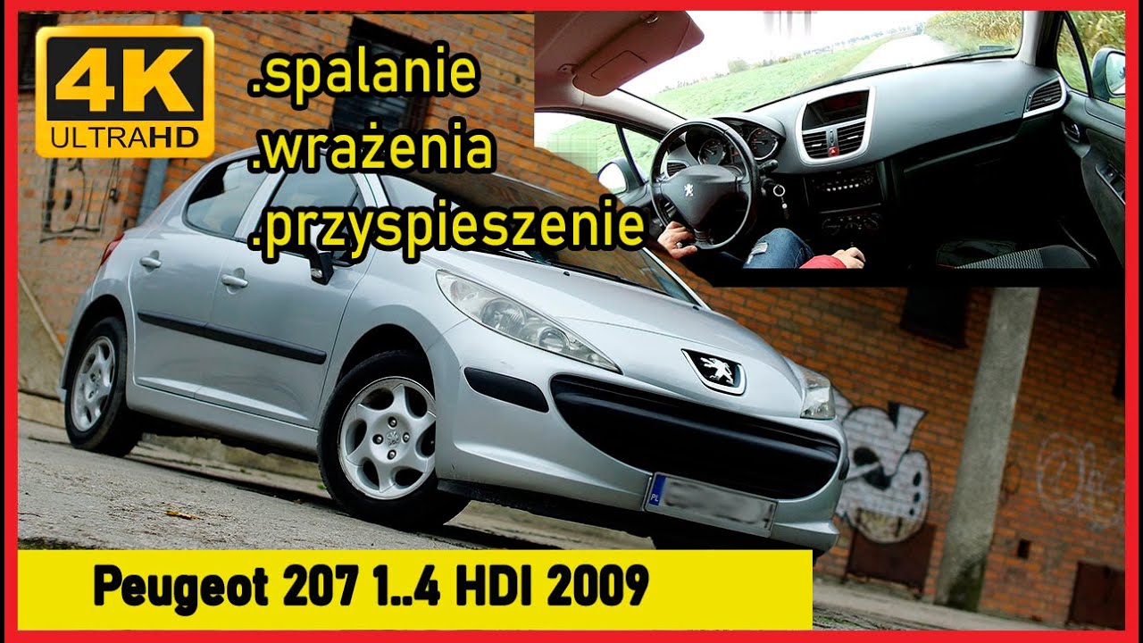 Peugeot 207 1.4HDI 68HP 2009 Test  CZY WARTO KUPIĆ ?
