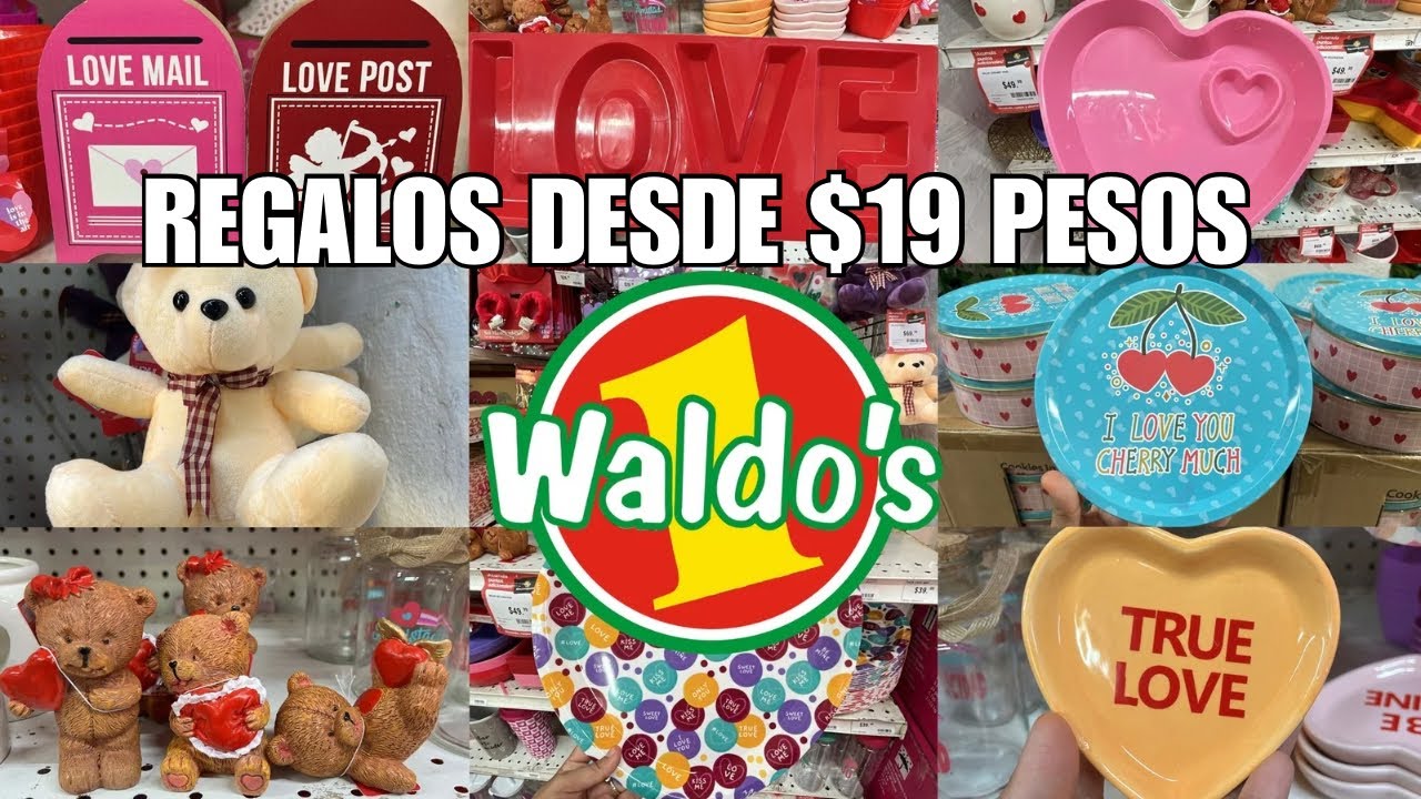 ‼️SAN VALENTÍN EN WALDO'S💌🧸Regalos y Decoración desde $19.99 en Waldo's 