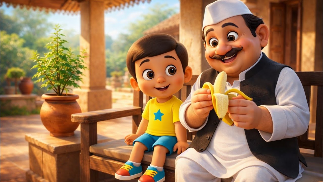 Lala Ji Ne Kela Khaya | Hindi Rhymes | Swachh Bharat, Good Habits & Moral Stories for Children