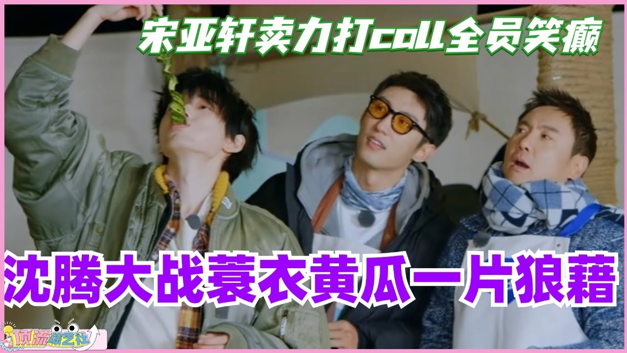 沈腾大战蓑衣黄瓜一片狼藉？宋亚轩卖力打call全员笑癫！ #现在就出发 #现在就出发s2 #沈腾 #宋亚轩 #综艺 #搞笑 #王安宇 #黄景瑜