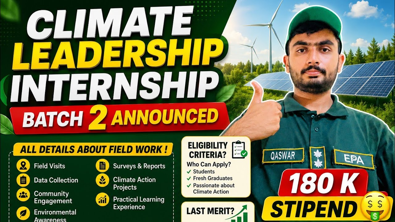 Climate Leadership Development Internship Phase 2 Batch 2 Announced ! All necessary details 🙌