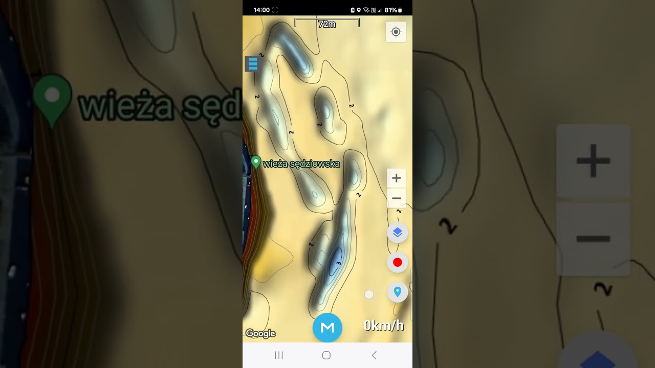 #mapa batymetryczna zalew zemborzyce na smartfony