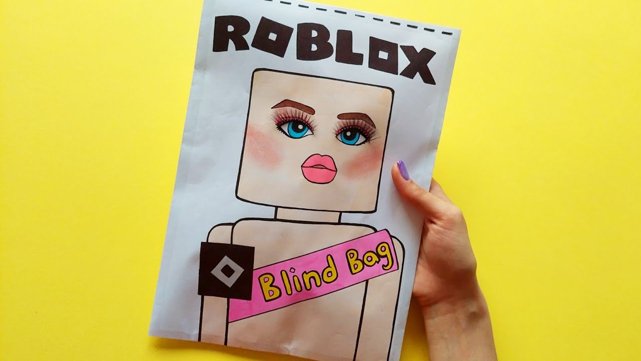 Roblox baddie outfit Blind bag Paper 💅 ASMR 💖 satisfying opening blind bag / NEKEN DANA