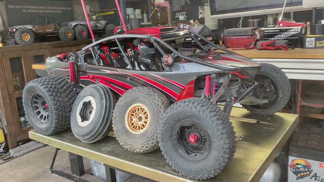Traxxas Funco front tire mod (dual sport) dirt tires