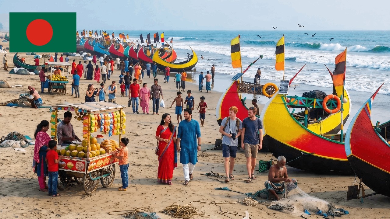 Najbardziej tętniące życiem nadmorskie miasto Bangladeszu (Cox&rsquo;s Bazar)