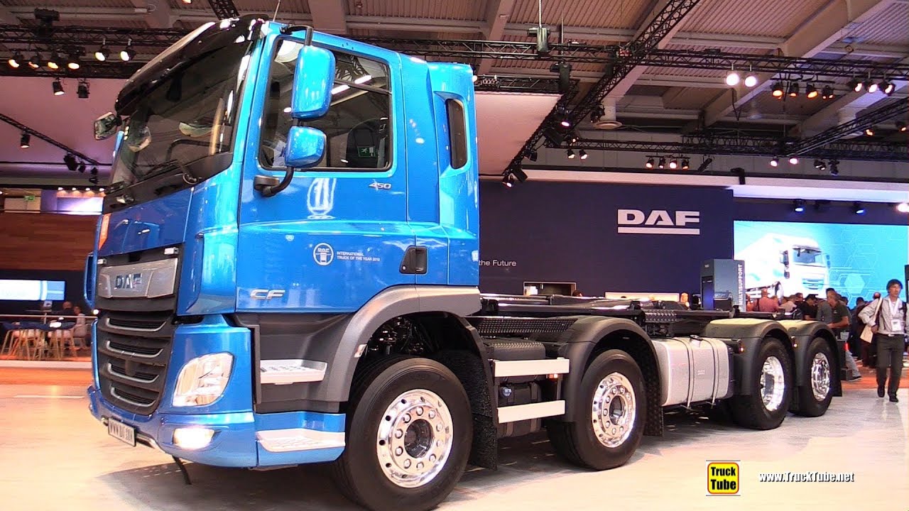 2019 DAF CF 450 FAX 450hp Tractor - Exterior and Interior Walkaround - 2018 IAA Hannover