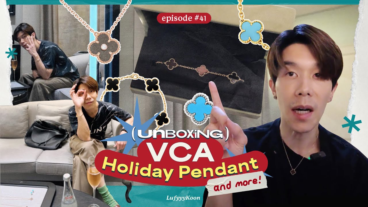 EP 41 [SUB] Unboxing Van Cleef & Arpels Holiday pendant