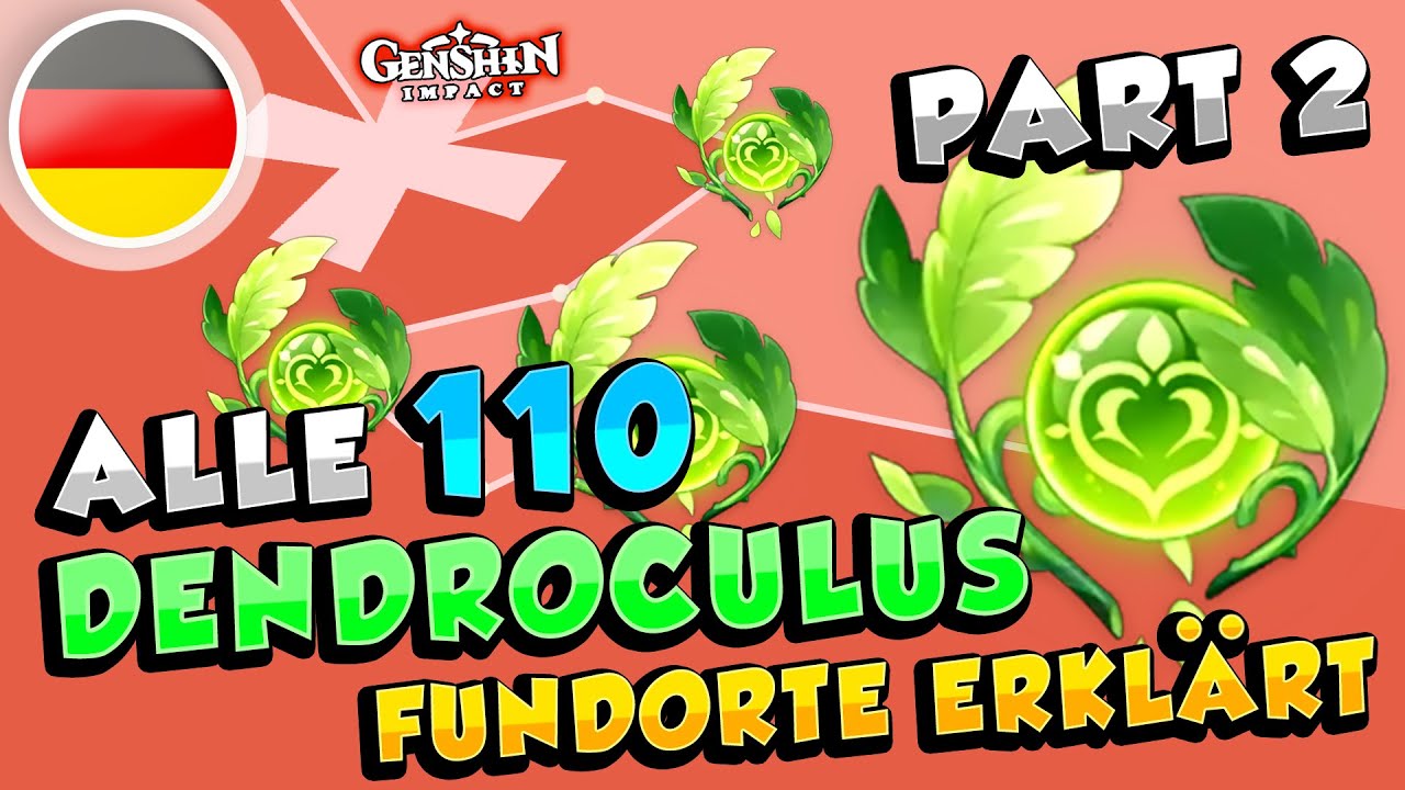 [TEIL 2] DENDROCULUS - Alle Fundorte im Detail erklärt | GENSHIN IMPACT DEUTSCH PHUBROTHERS GAMING