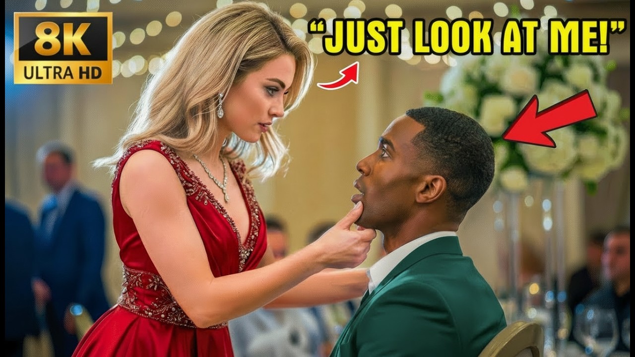 No One Noticed the Black Single Dad at the Wedding — Until She Stood and Said, “Look at Me” 🔥😳