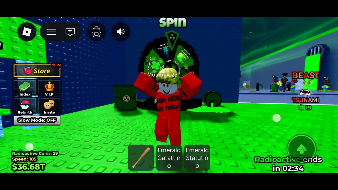 Spinning untill i get the best one on wheel