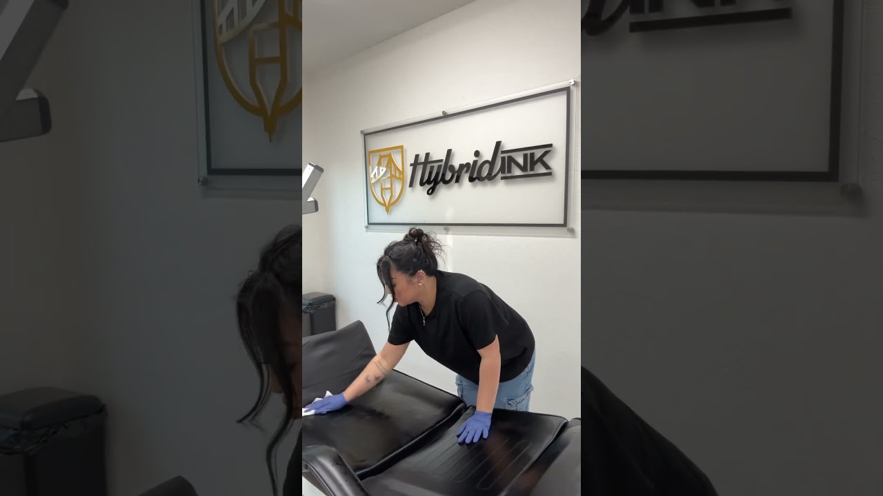 Just another day at Hybrid Ink! #scalptattooartist