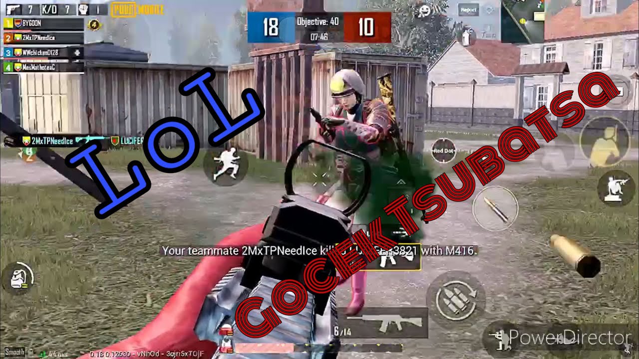 PUBG Mobile Indonesia - LoL Player , Skin Lobster , gocek Tsubatsa