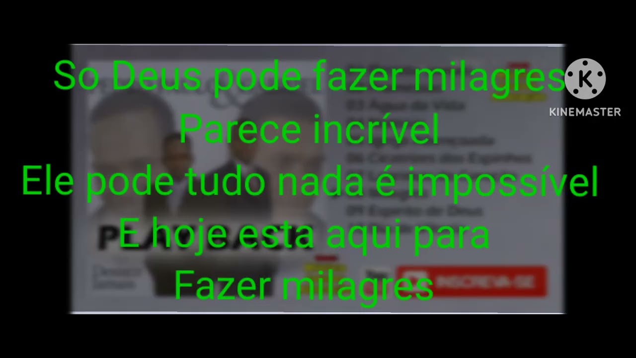 Milagres playback com letra- Pedro paulo e gabriel