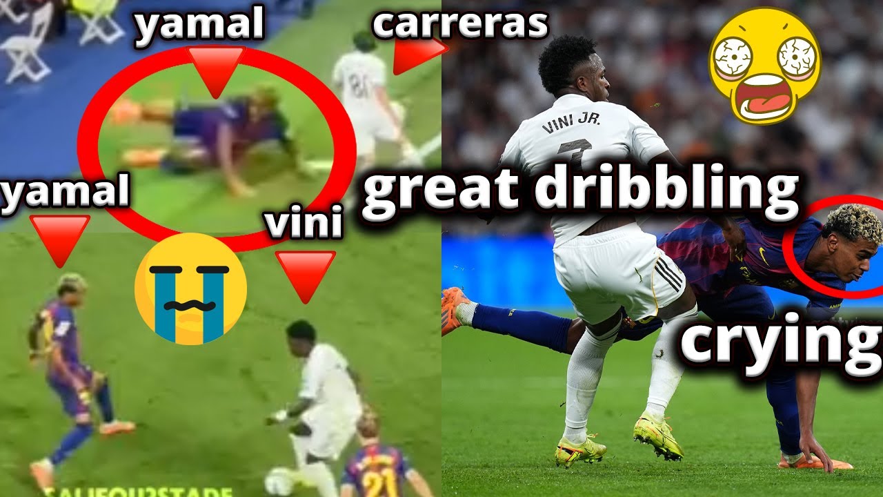 Watch how Real Madrid players destroyed Lamine Yamal and confronted Vinicius and Yamal🔥😨