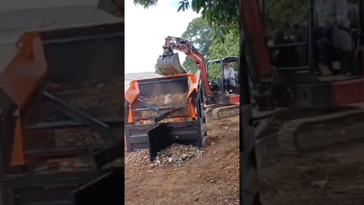 Topsoil Rock Screener is in action in Brazil