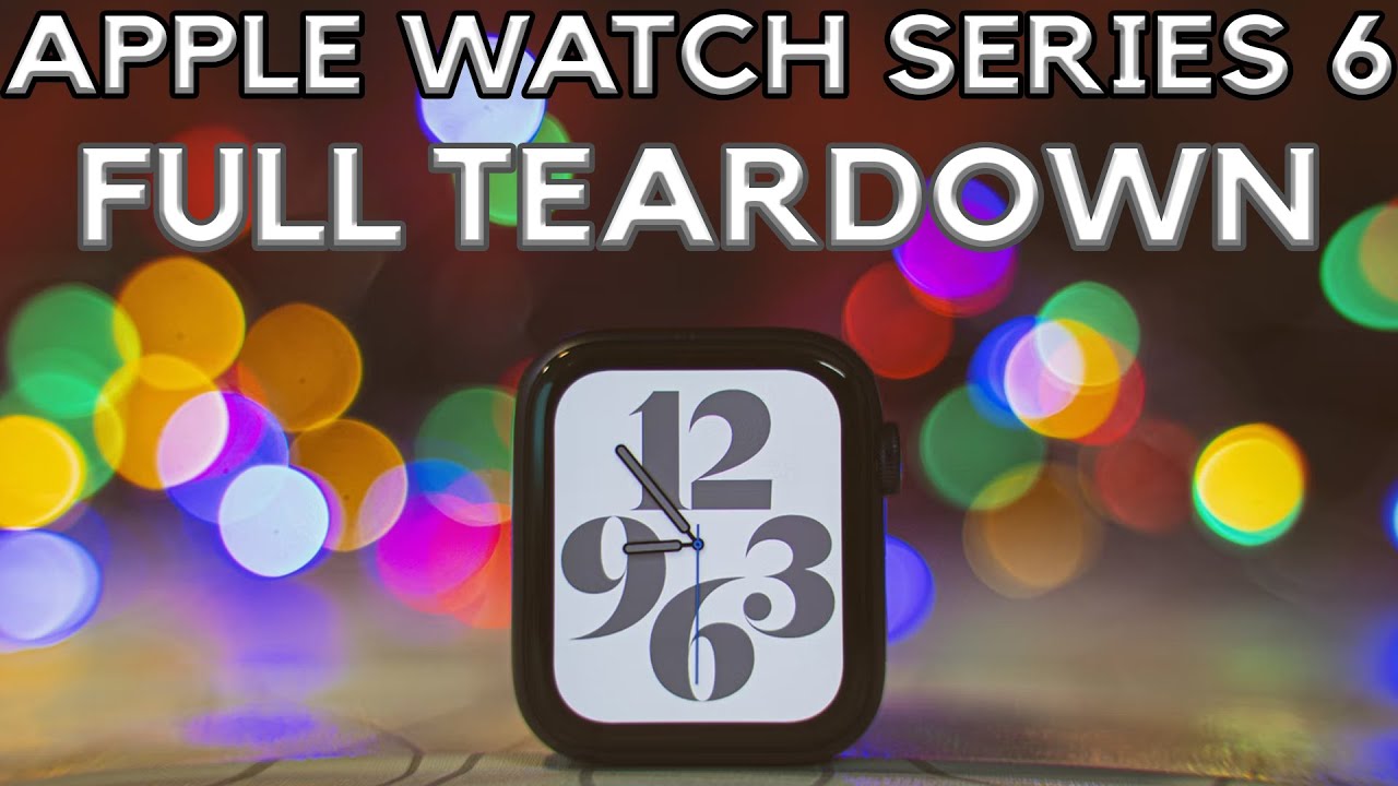 Apple Watch Series 6 40MM 44MM Broken Back Cover Teardown Replacement | Repair Tutorial