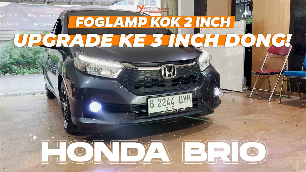 HONDA BRIO UPGRADE FOGLAMP PROJECTOR