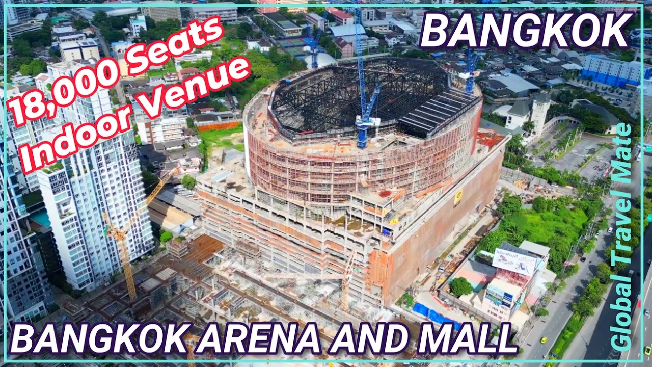 Bangkok NEW Largest Mall in South East Asia with 18,000 Seats Indoor Arena 🇹🇭 Thailand
