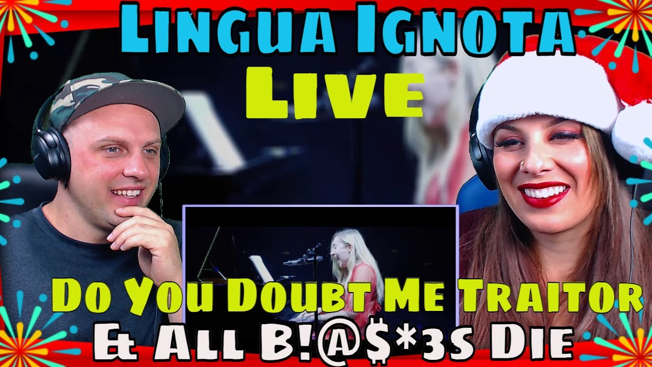Reacting to Lingua Ignota - Do You Doubt Me Traitor & All B!tches Die - Live