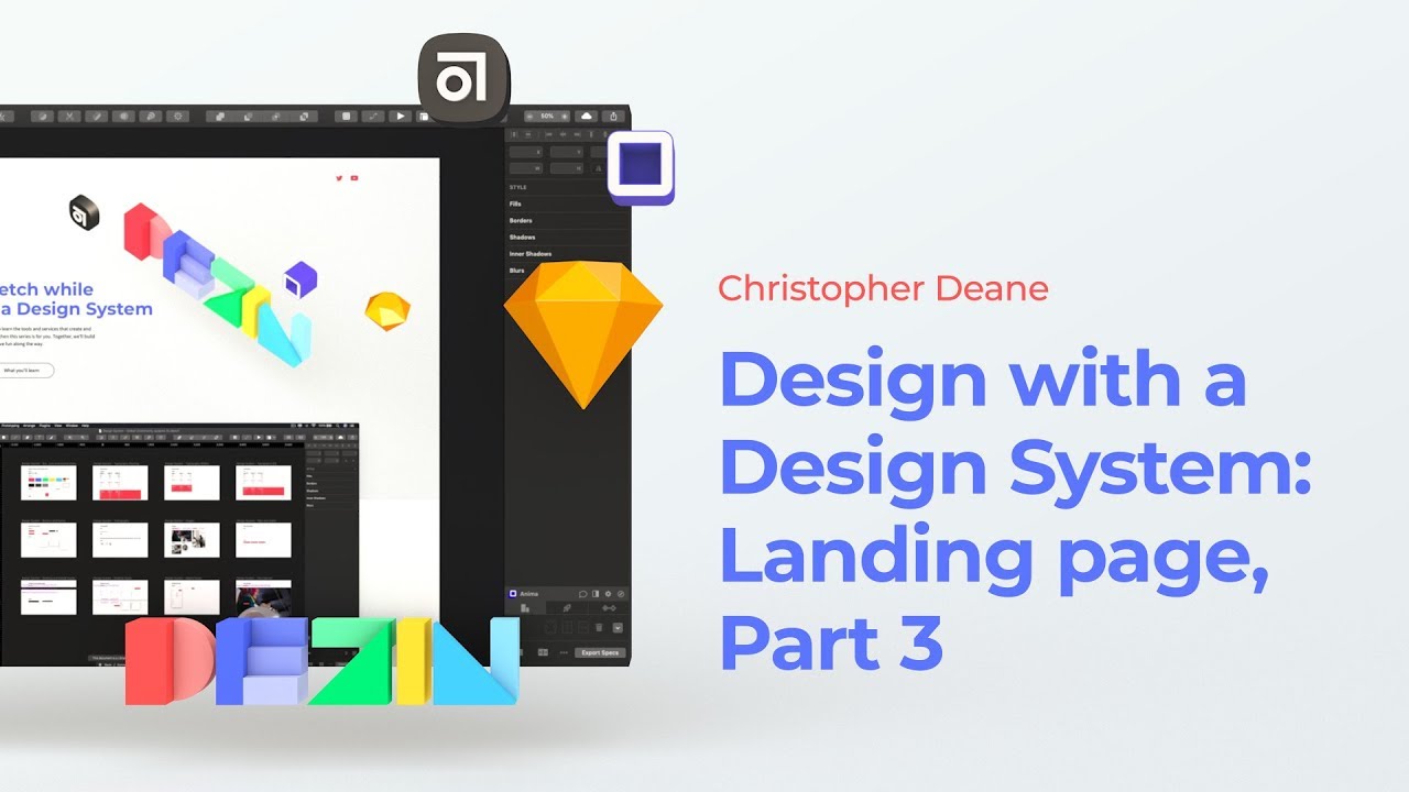 Design with a Design System: Landing page, Part 3