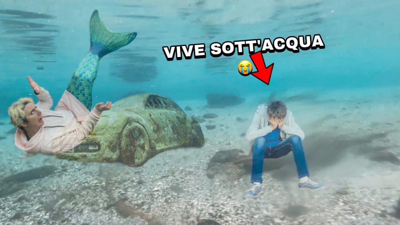 TROVIAMO UN RAGAZZO CHE VIVE SOTT'ACQUA IN MARE!! *ci avviciniamo a lui*