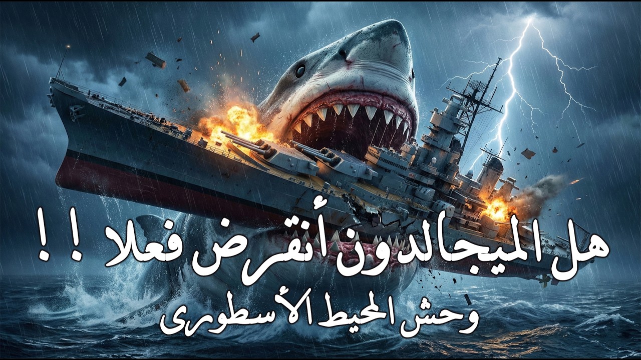 تسعة عشر مليون سنة ملكًا على المحيطات — قصة الميجالدون الكاملة _ مجرة العلم ✅