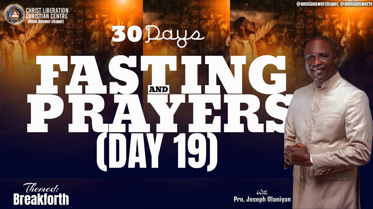 FASTING AND PRAYER (DAY 19) | 23RD POWER NIGHT | 22ND JANUARY 2026  | WITH PROPHET JOSEPH OLANIYAN