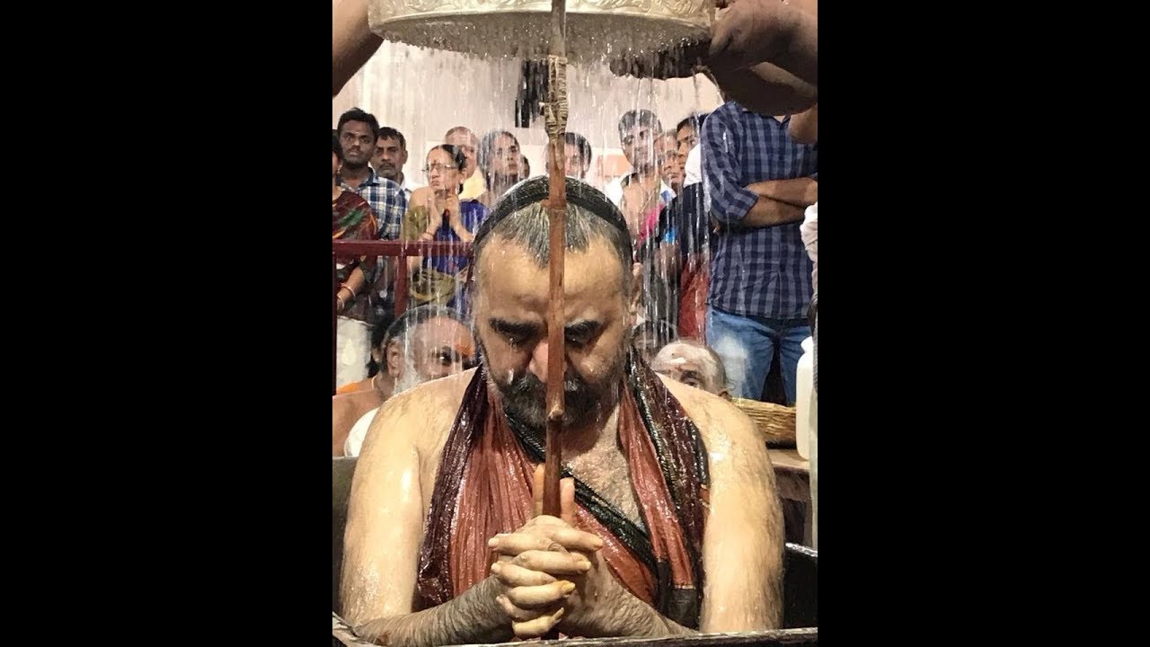 Tamrabharani Jalābhishekam at the Sri Kanchi Kamakoti Peetam