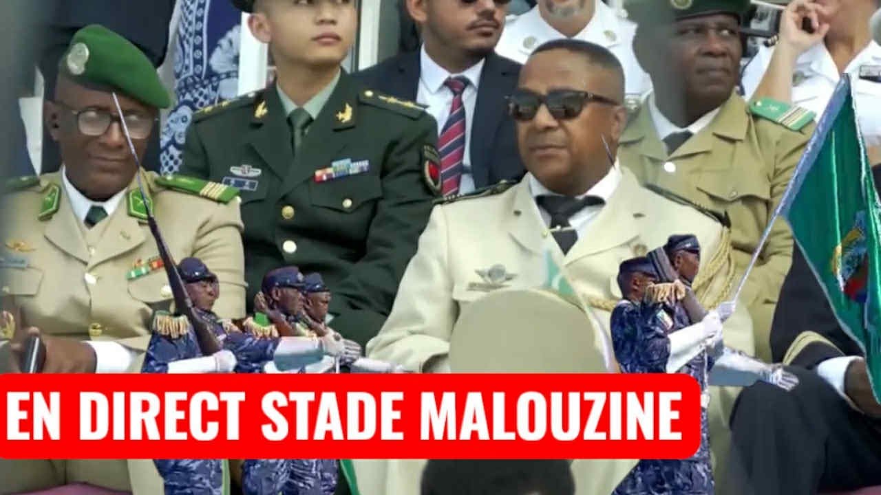 Cérémonie EN DIRECT : Cinquantenaire de l'indépendance des Comores: célébrations -stade de MALOUZINI