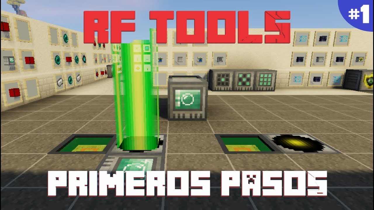 RF TOOLS 1.12.2 | PARTE 1: PRIMEROS PASOS, ELEVATOR, TELEPORTS | MINECRAFT MOD