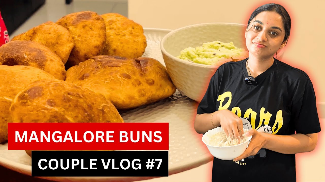 Mangalore Banana Buns | Couples cooking in Kannada