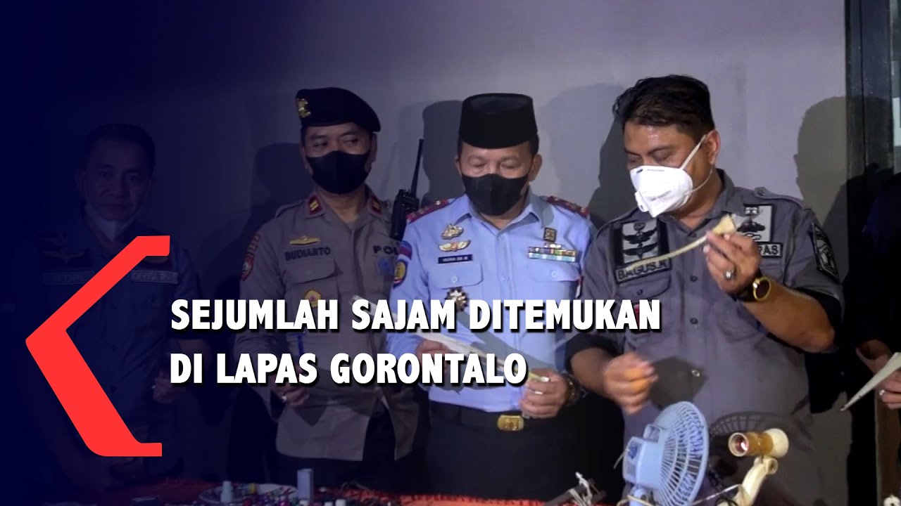 Petugas Geledah Lapas Gorontalo, Sejumlah Sajam Ditemukan