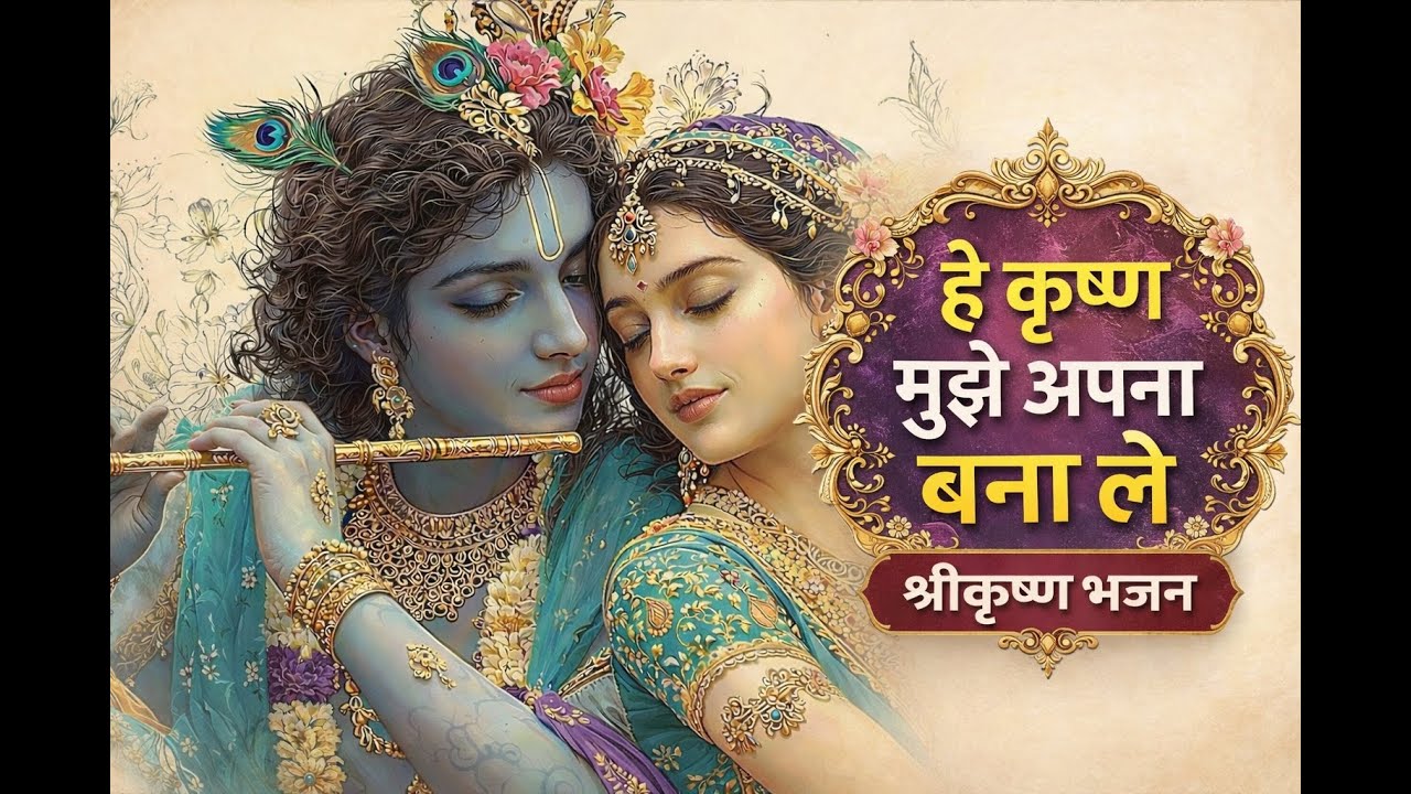 🪷 हे कृष्ण मुझे अपना बना ले  | श्रीकृष्ण भजन | Krishna Bhakti Song | Shri Krishna Devotional Song