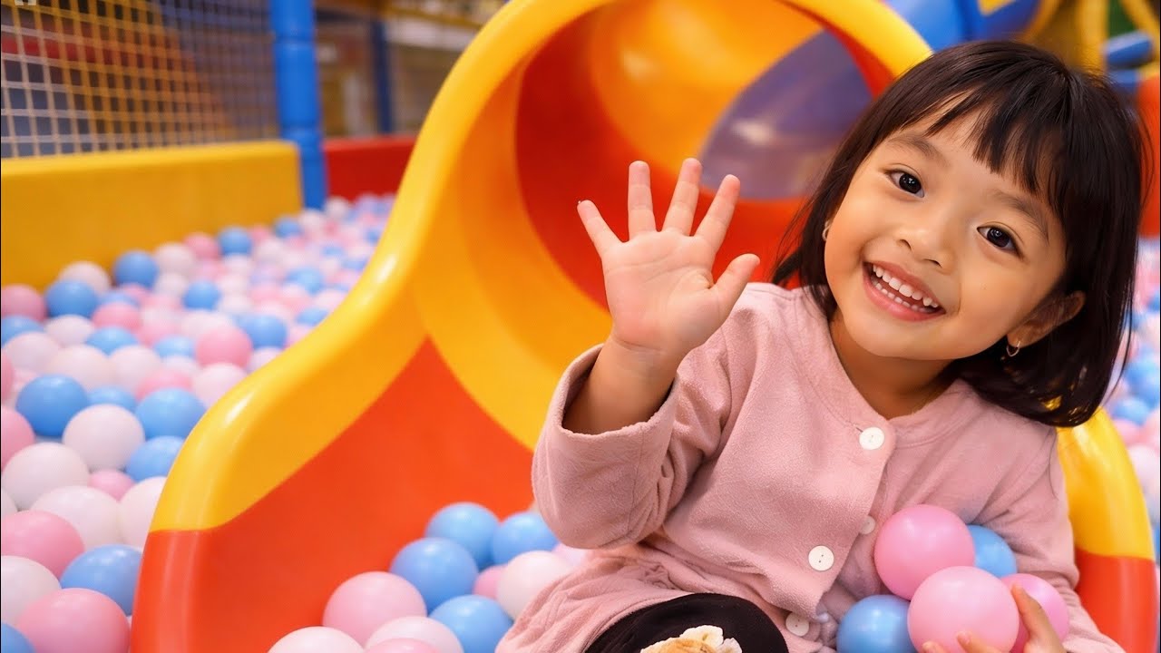 Serunya Kaka Zahra Main Playground Indoor | Video Anak Ceria