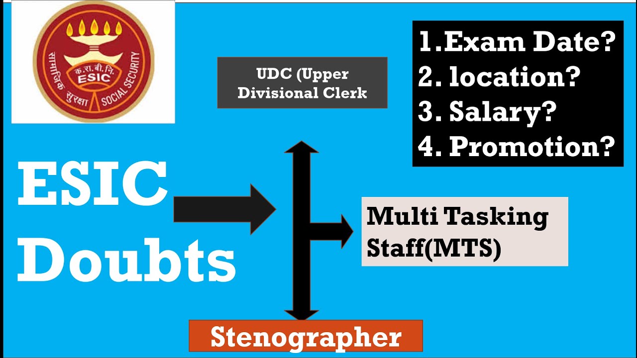 ESIC UDC Promotion | ESIC Stenographer Cut off | ESIC MTS Promotion | ESIC All doubts UDC  MTS Steno
