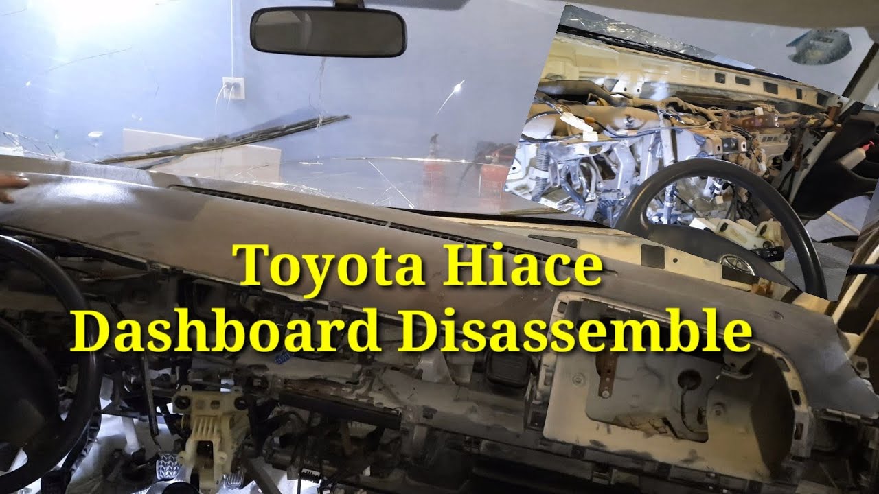 Toyota Hiace  Dashboard Disassemble.