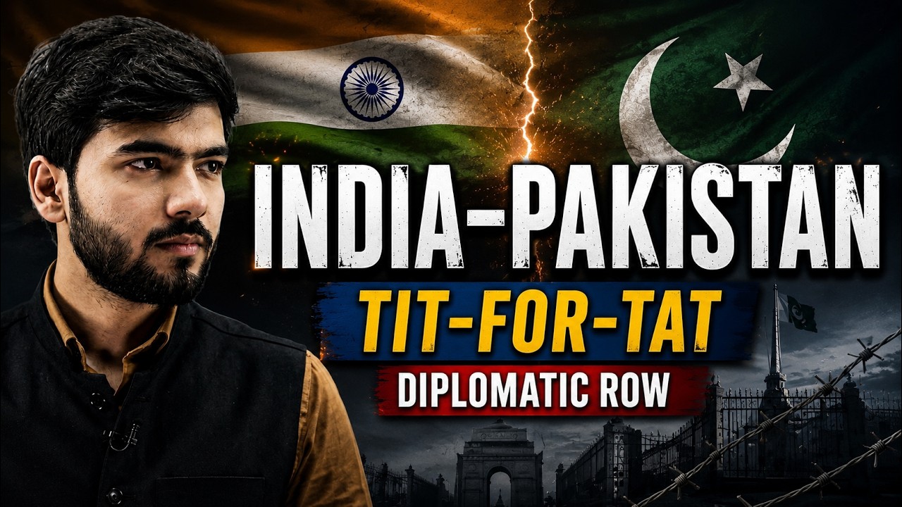 India&ndash;Pakistan Diplomatic Row Explained | Tit-for-Tat Action | UPSC Current Affairs #indiapakistan