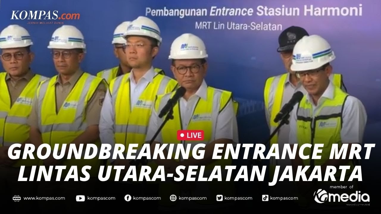 🔴LIVE - Stasiun Harmoni Dibangun, Pramono Singgung Masalah Banjir Jakarta