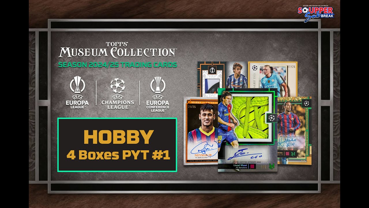 2024-25 Topps Museum UCC Hobby 4 Boxes PYT #1