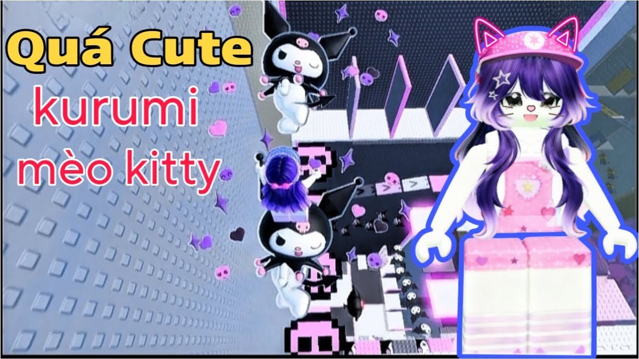 Cùng Mình Lên Đỉnh Tháp Có Nhân Vật Hoạt Hình Kurumi Và Mèo Kitty