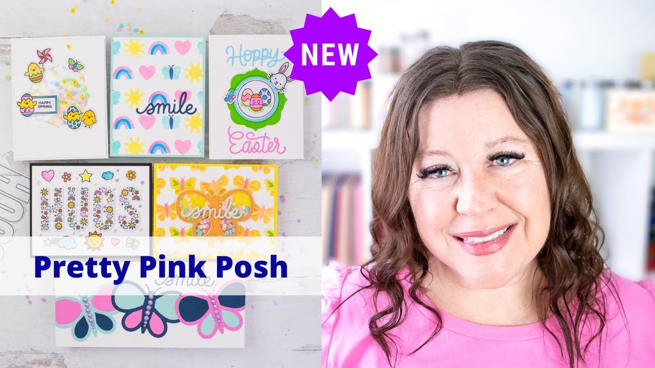Check Out NEW Pretty Pink Posh the Cutest Stamps, Dies, Stencils & Embellishments