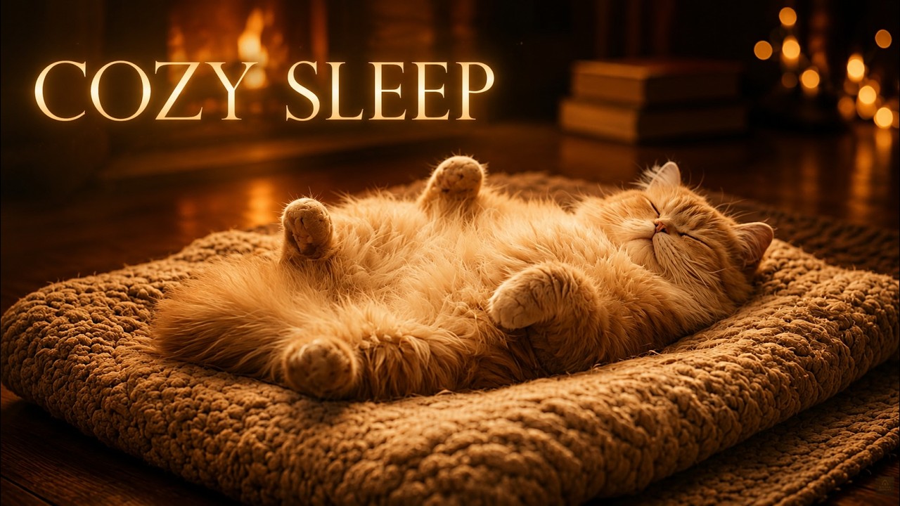 Peaceful Cozy Night by the Fire | Perfect Ambience for Deep Sleep