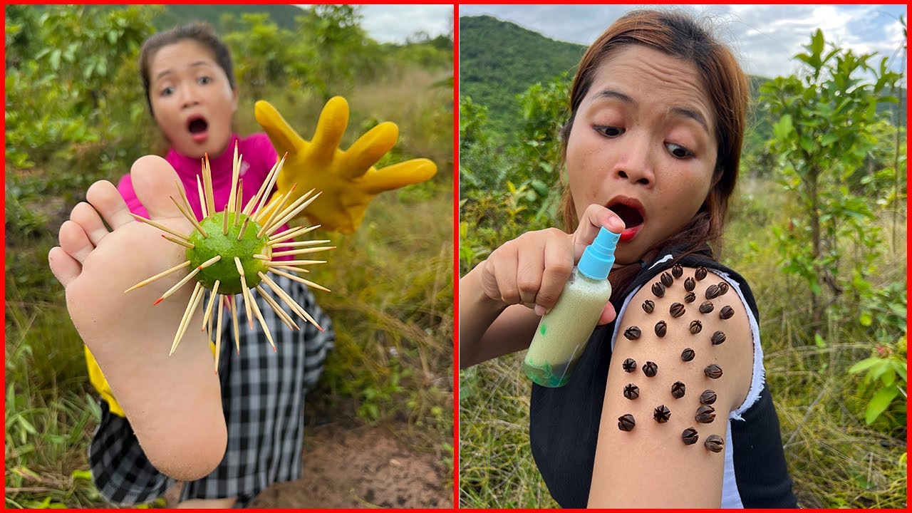 Survival Skills: SMART idea and USEFUL with single mom in forest #buschraft #camping #outdoors #idea