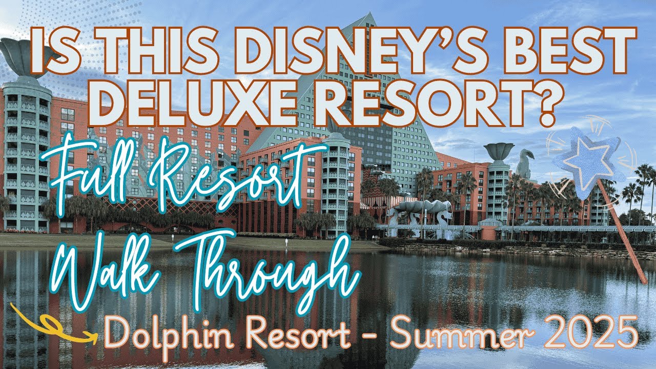 Is This Disney World's Best Deluxe Resort? Dolphin Full Walk Through -  Summer 2025